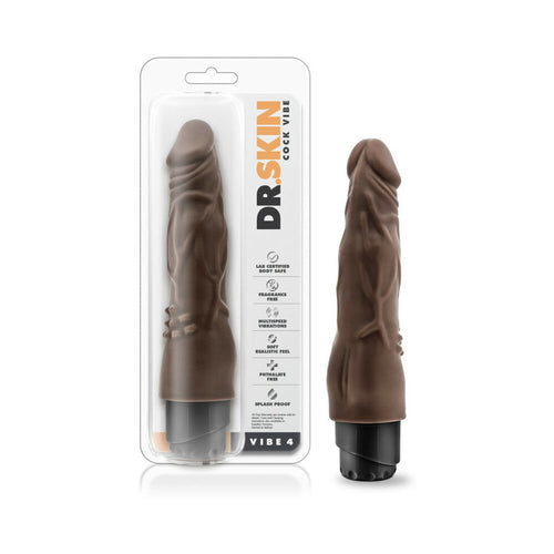 Dr. Skin Vibe Vibromasseur Réaliste 20 cm Marron