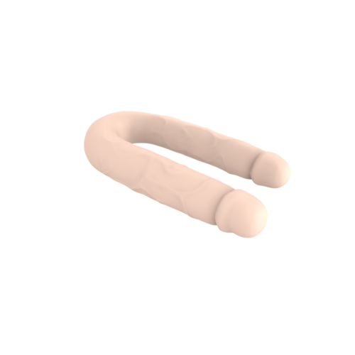 Dildo de doble punta en forma de U – Diseño de silicona flexible