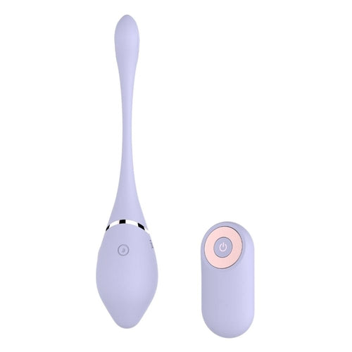 Vibrador de silicona recargable con forma de huevo con control remoto