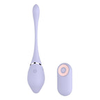 Vibrador de silicona recargable con forma de huevo con control remoto