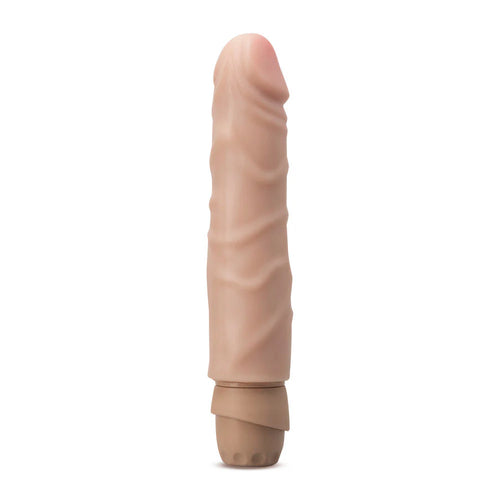 6.75" Tan Waterproof Vibrating Dildo Sex Toy