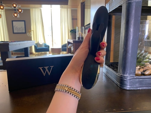 Vibromasseur Lapin Étanche – Jouet à Double Stimulation